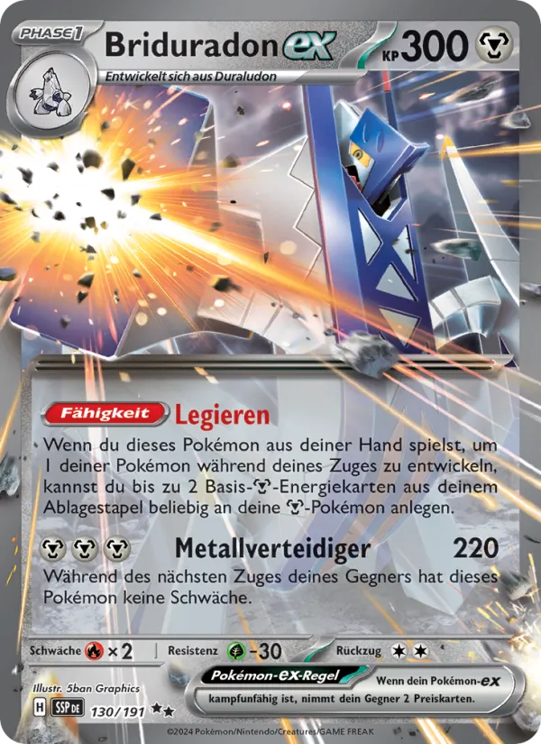 Briduradon-ex, Stürmische Funken 130