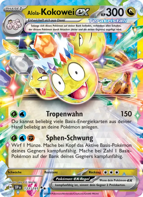 Alola-Kokowei-ex, Stürmische Funken 133