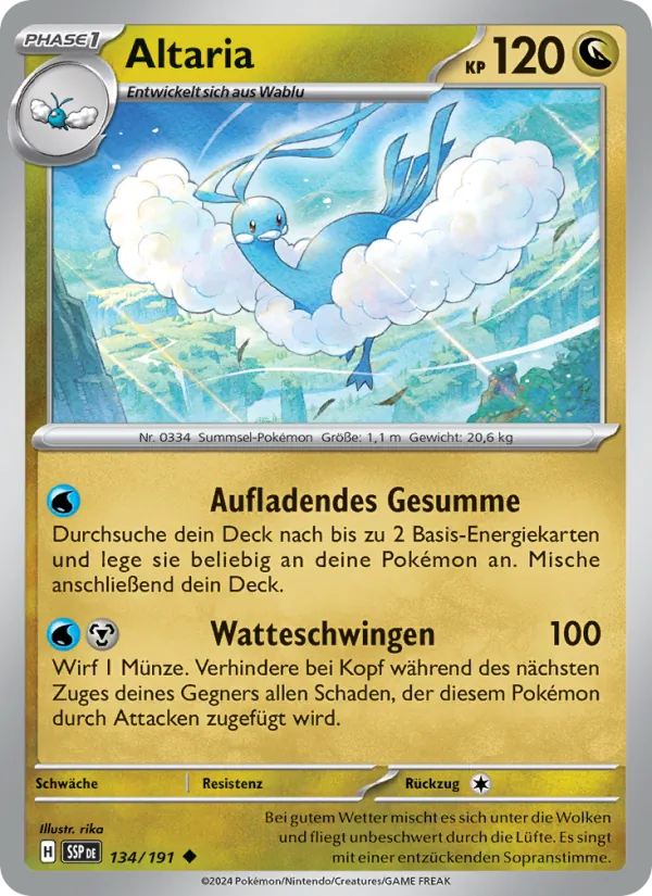 Altaria, Stürmische Funken 134