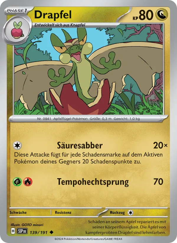 Drapfel, Stürmische Funken 139