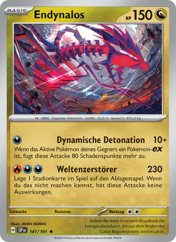 Endynalos, Stürmische Funken 141