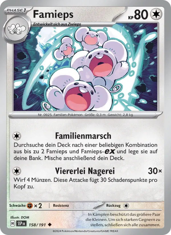 Famieps, Stürmische Funken 158