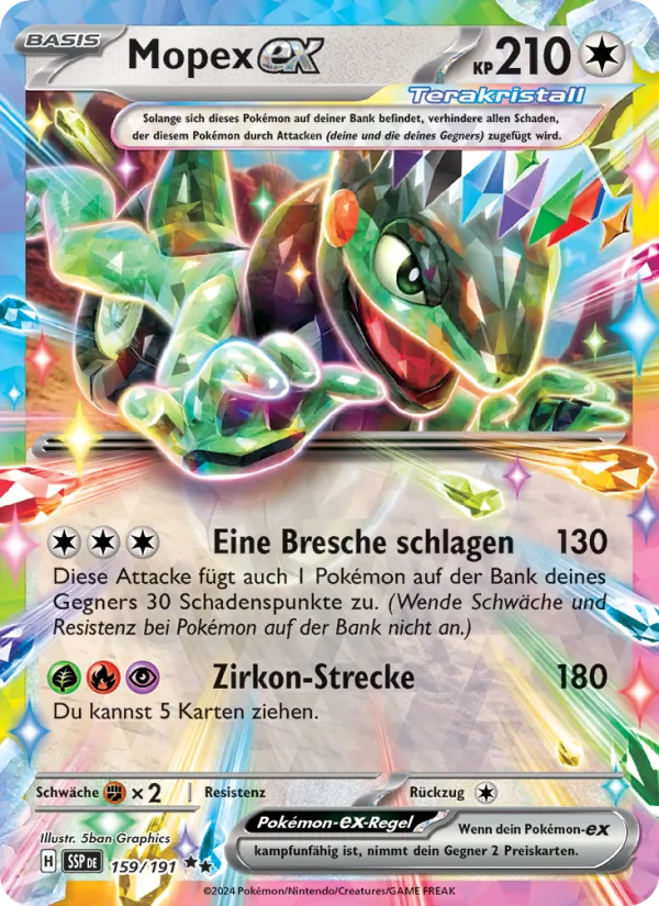 Mopex-ex, Stürmische Funken 159
