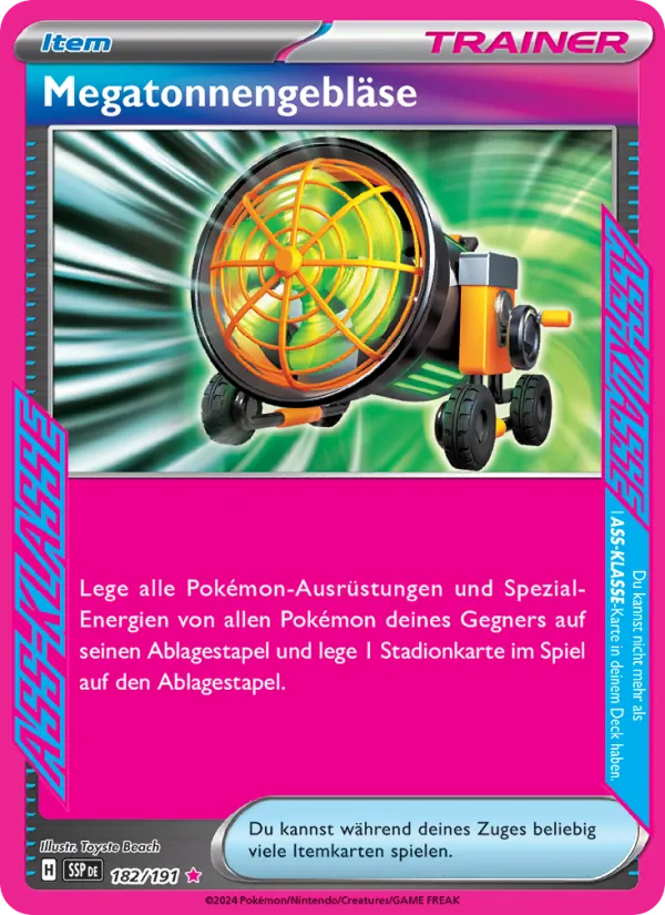 Megatonnengebläse, Stürmische Funken 182