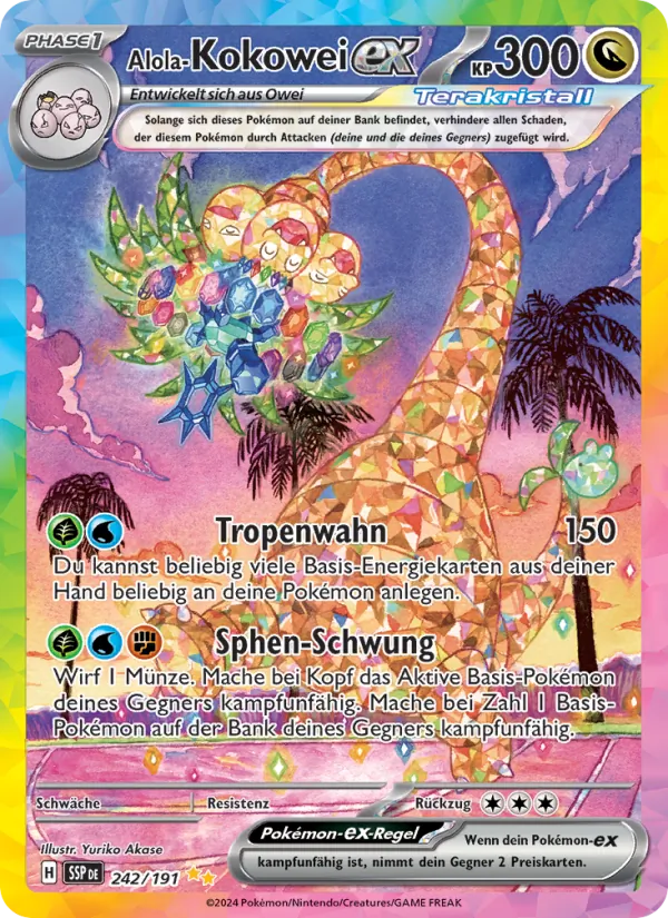 Alola-Kokowei-ex, Stürmische Funken 242