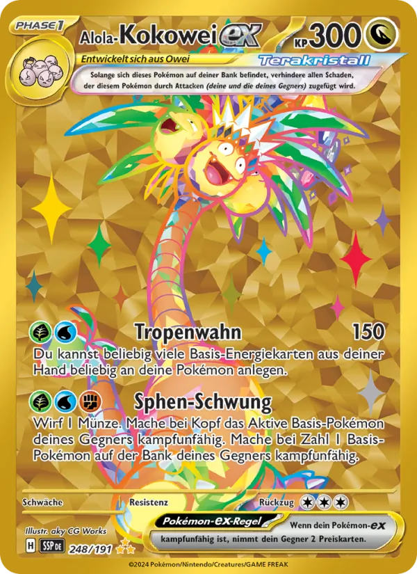 Alola-Kokowei-ex, Stürmische Funken 248