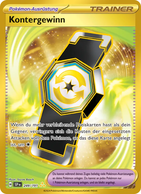 Kontergewinn, Stürmische Funken 249