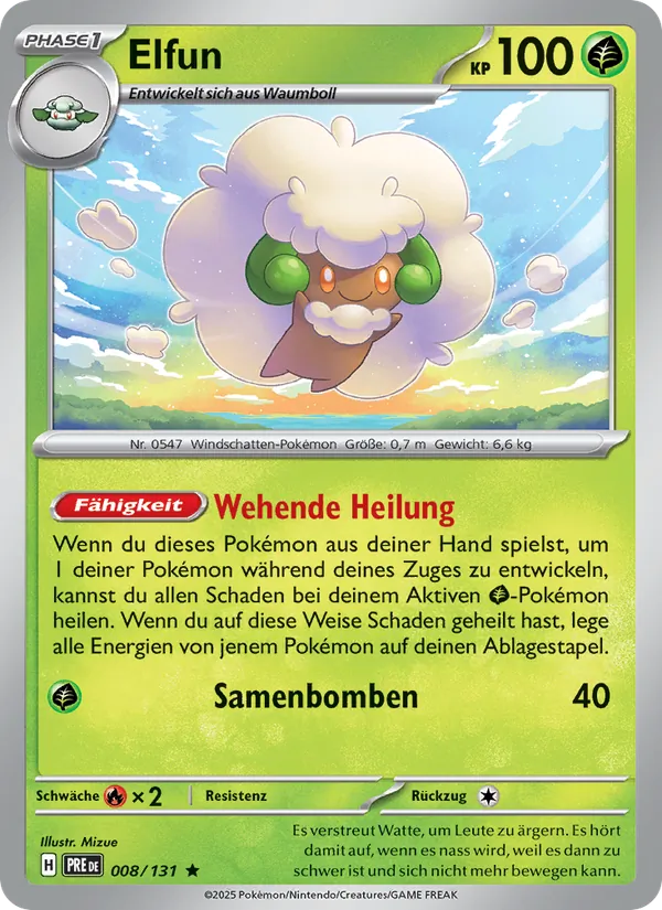 Elfun, Prismatische Entwicklungen 008