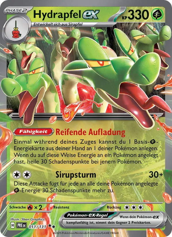 Hydrapfel-ex, Prismatische Entwicklungen 011
