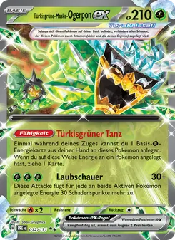 Türkisgrüne-Maske-Ogerpon-ex, Prismatische Entwicklungen 012