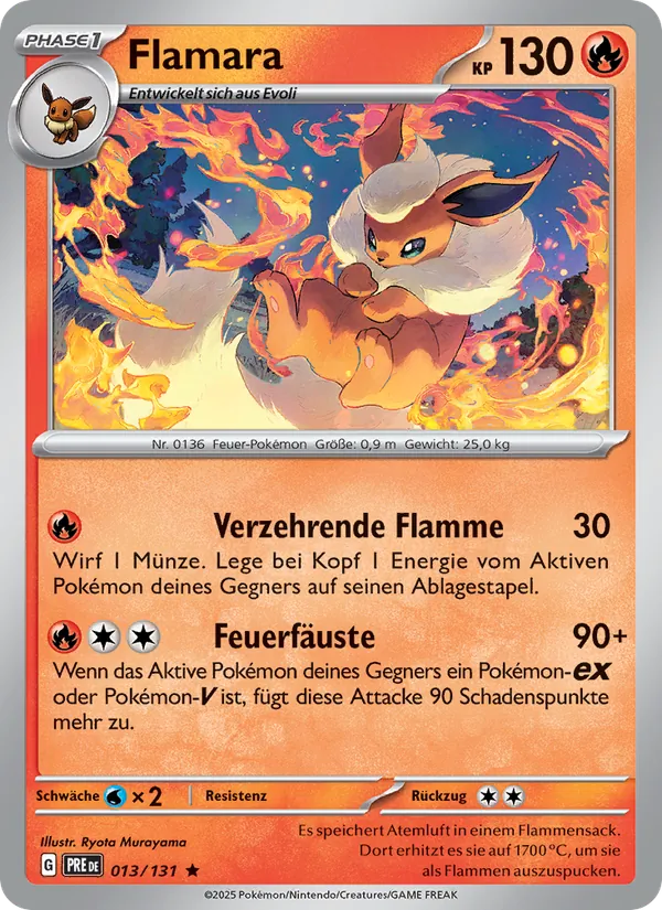 Flamara, Prismatische Entwicklungen 013
