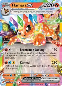 Flamara-ex, Prismatische Entwicklungen 014