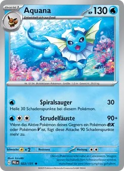 Aquana, Prismatische Entwicklungen 022