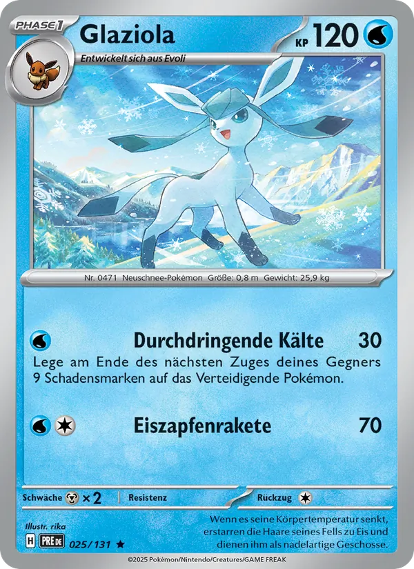 Glaziola, Prismatische Entwicklungen 025