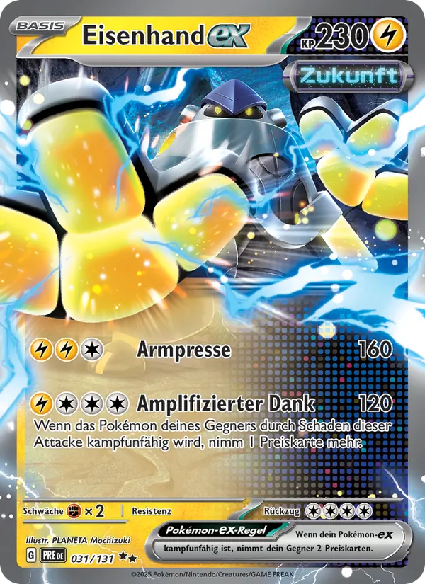 Eisenhand-ex, Prismatische Entwicklungen 031