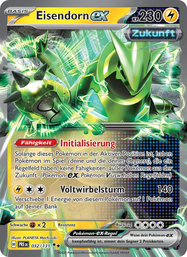 Eisendorn-ex, Prismatische Entwicklungen 032