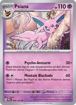 Psiana, Prismatische Entwicklungen 033