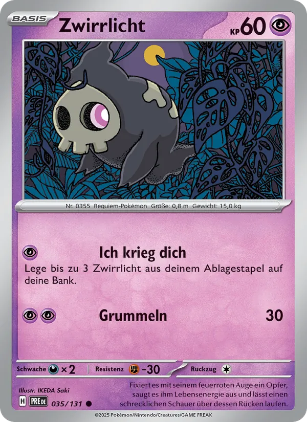 Zwirrlicht, Prismatische Entwicklungen 035