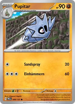 Pupitar, Prismatische Entwicklungen 048