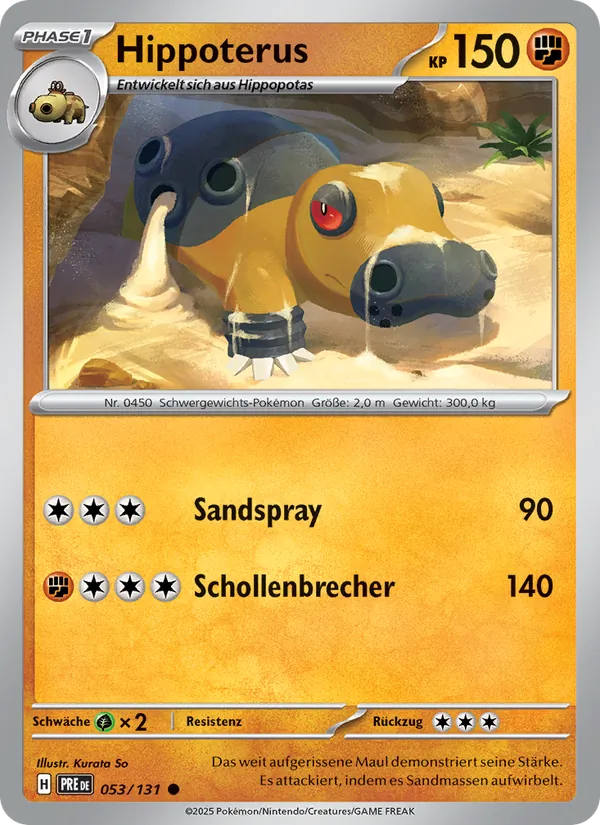 Hippoterus, Prismatische Entwicklungen 053