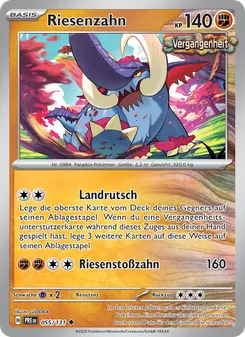 Riesenzahn, Prismatische Entwicklungen 055