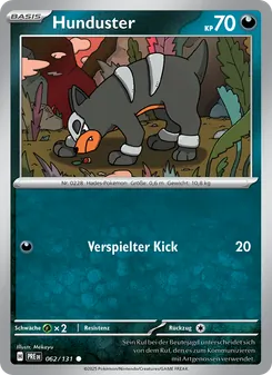 Hunduster, Prismatische Entwicklungen 062