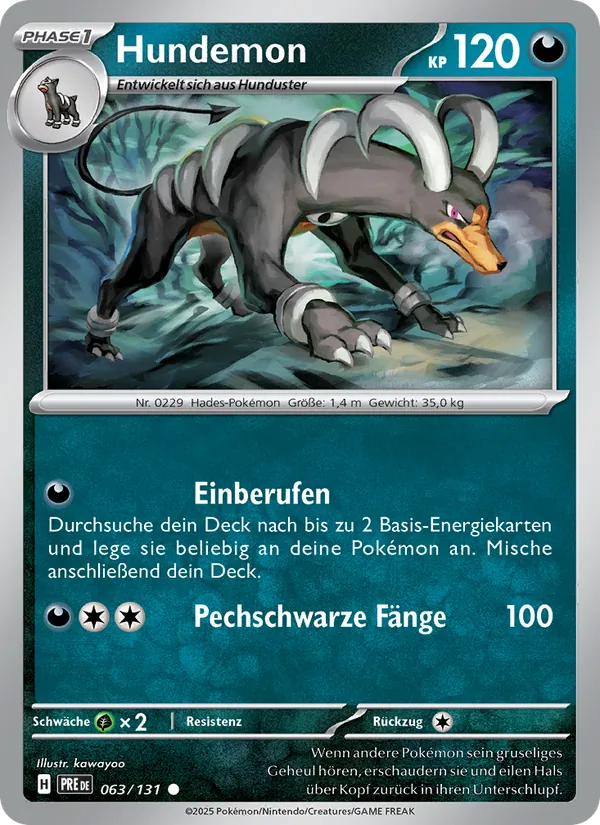 Hundemon, Prismatische Entwicklungen 063