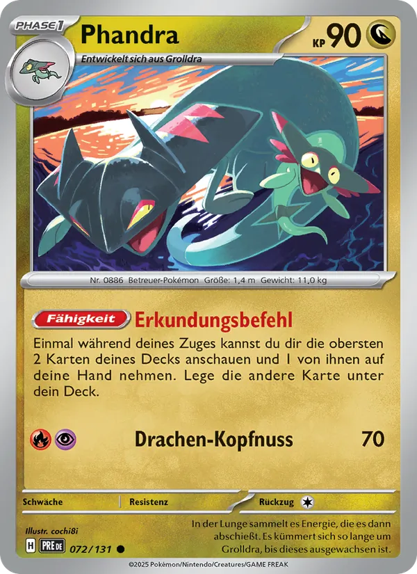 Phandra, Prismatische Entwicklungen 072