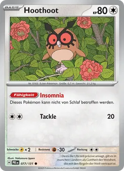 Hoothoot, Prismatische Entwicklungen 077