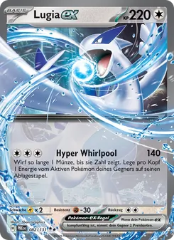 Lugia-ex, Prismatische Entwicklungen 082