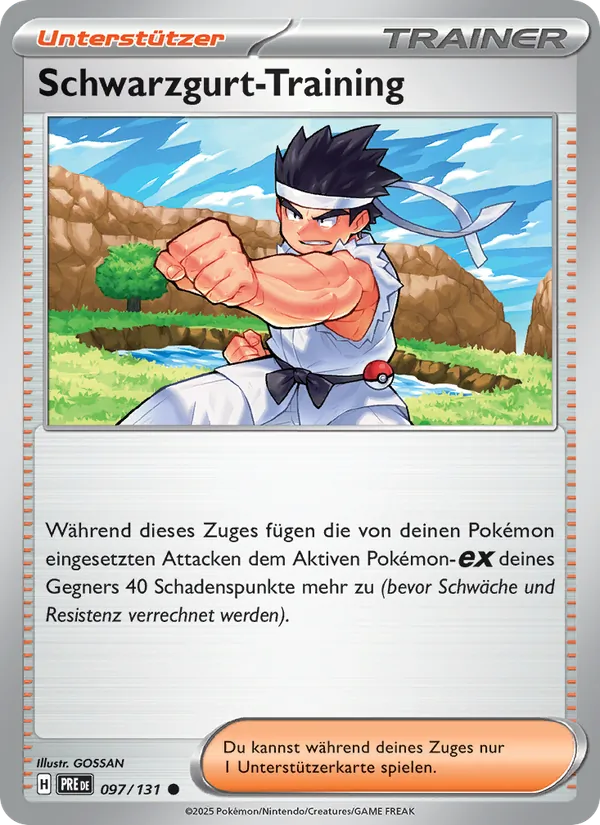 Schwarzgurt-Training, Prismatische Entwicklungen 097