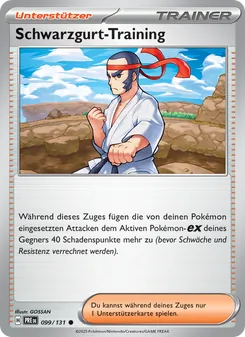 Schwarzgurt-Training, Prismatische Entwicklungen 099