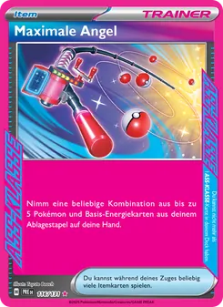 Maximale Angel, Prismatische Entwicklungen 116