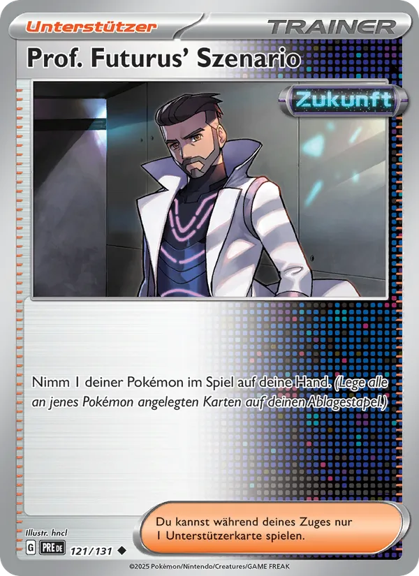 Prof. Futurus' Szenario, Prismatische Entwicklungen 121