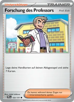 Forschung des Professors, Prismatische Entwicklungen 122