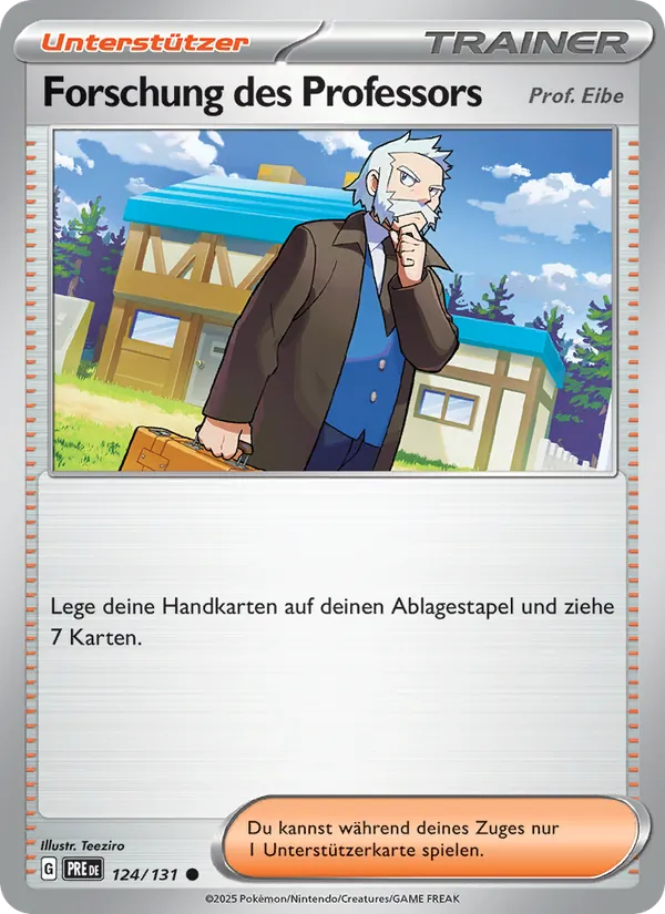 Forschung des Professors, Prismatische Entwicklungen 124