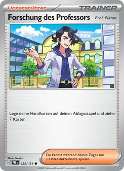 Forschung des Professors, Prismatische Entwicklungen 125