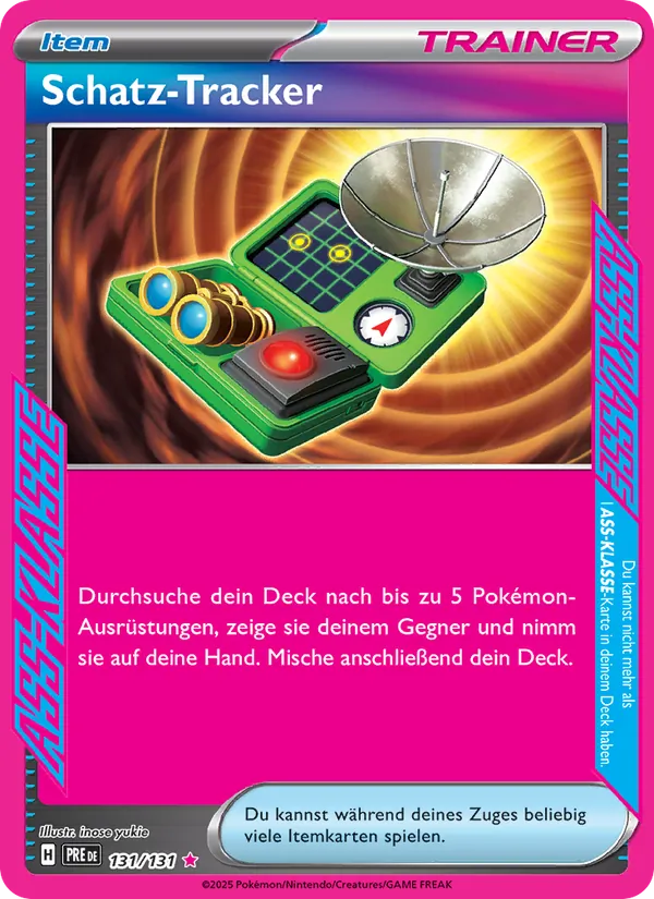 Schatz-Tracker, Prismatische Entwicklungen 131