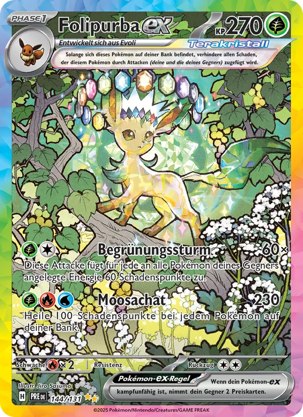 Folipurba-ex, Prismatische Entwicklungen 144