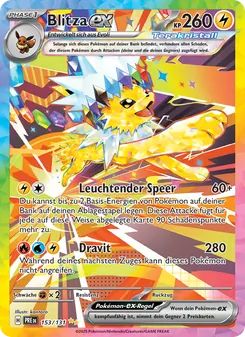 Blitza-ex, Prismatische Entwicklungen 153