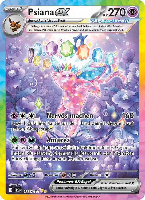 Psiana-ex, Prismatische Entwicklungen 155