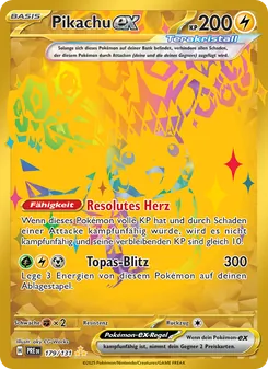 Pikachu-ex, Prismatische Entwicklungen 179