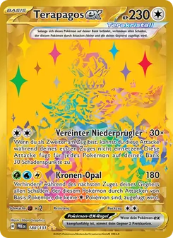 Terapagos-ex, Prismatische Entwicklungen 180