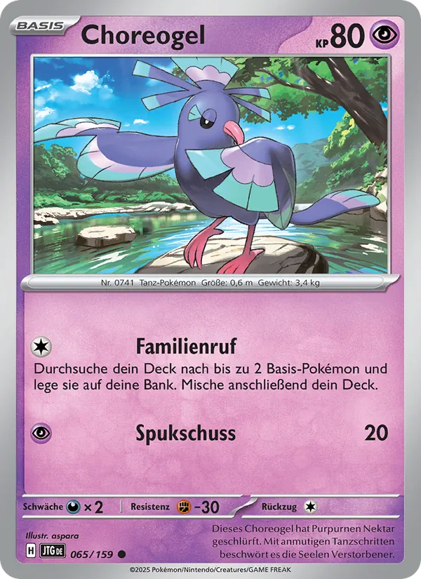 Choreogel, Reisegefährten 065