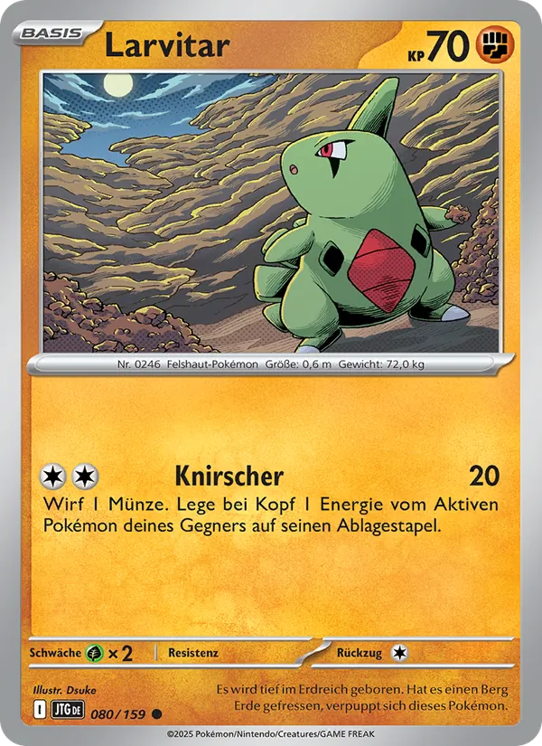 Larvitar, Reisegefährten 080