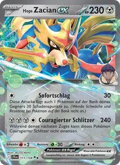 Hops Zacian-ex, Reisegefährten 111