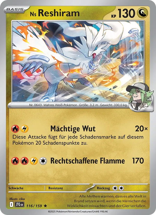 Ns Reshiram, Reisegefährten 116
