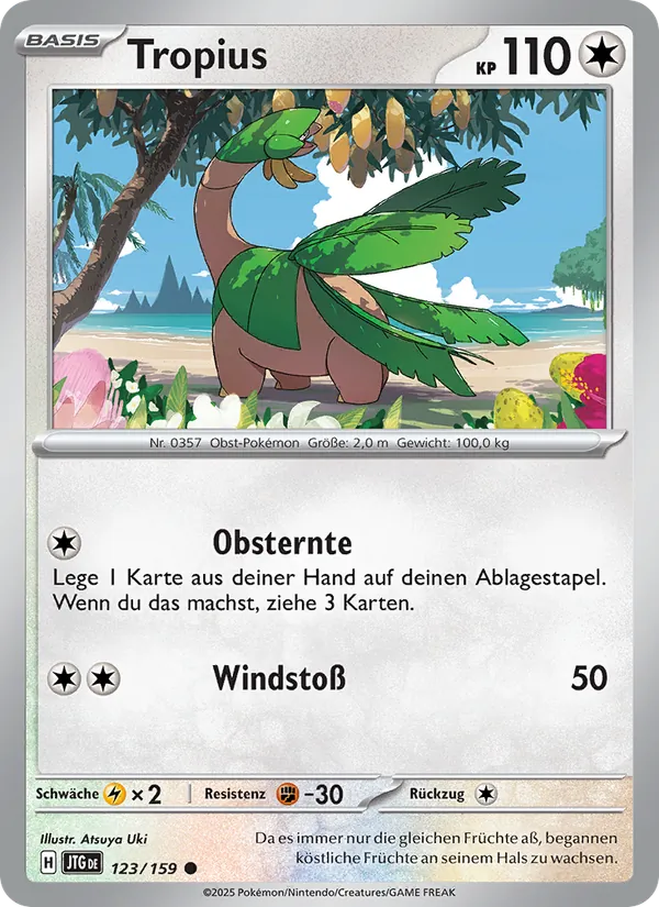 Tropius, Reisegefährten 123