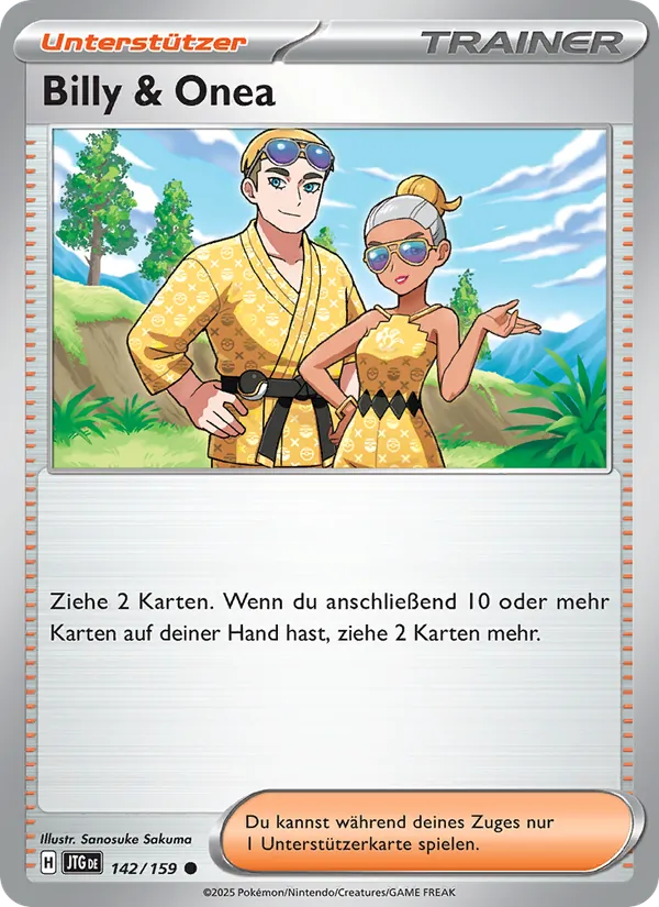 Billy & Onea, Reisegefährten 142