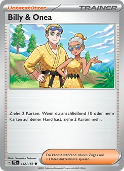 Billy & Onea, Reisegefährten 142